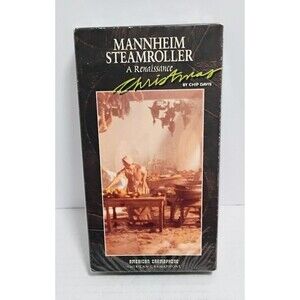 MANNHEIM STEAMROLLER A RENAISSANCE CHRISTMAS BY CHIP DAVIS SEALED VHS READ!!!